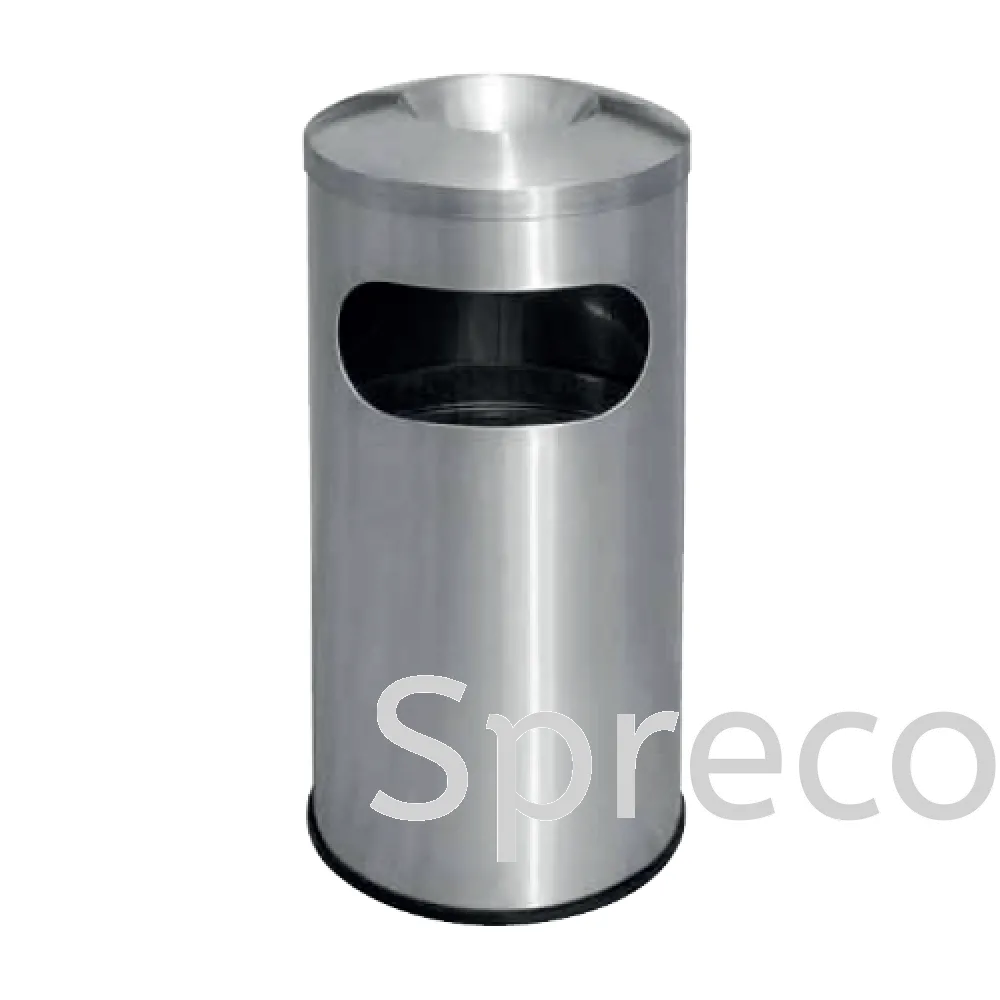 Stainless Steel Round Waste Disposal Bin - WDB 018SR