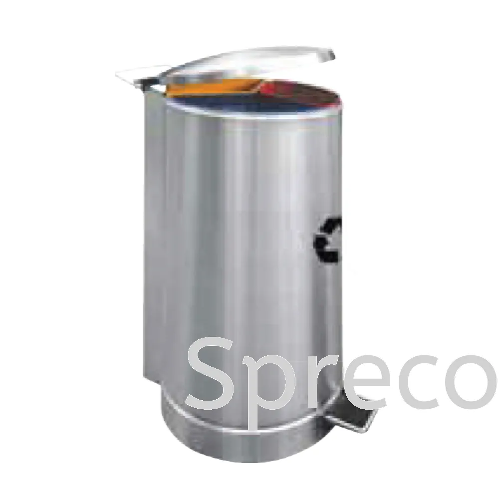 Outdoor & Commercial Recycle Bin | Stainless Steel Rubbish Bin - EF 016SR