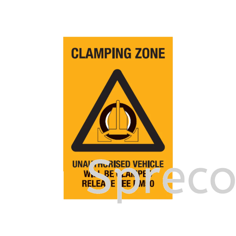 Clamping Sign - TSE 032SR