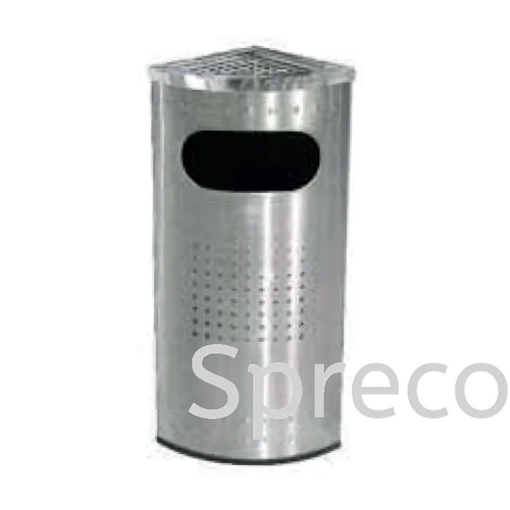 Stainless Steel Waste Disposal Bin with Ashtray Top - WDB 022SR